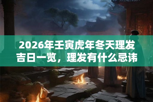 2026年壬寅虎年冬天理发吉日一览，理发有什么忌讳？