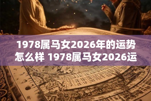 1978属马女2026年的运势怎么样 1978属马女2026运势如何