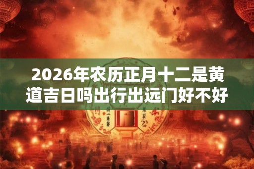2026年农历正月十二是黄道吉日吗出行出远门好不好？