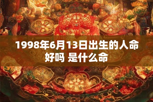 1998年6月13日出生的人命好吗 是什么命