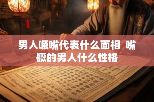 男人噘嘴代表什么面相  嘴撅的男人什么性格