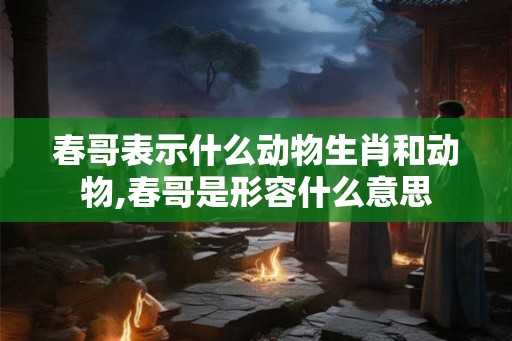 春哥表示什么动物生肖和动物,春哥是形容什么意思