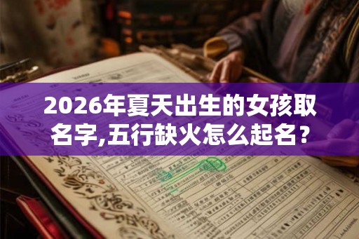2026年夏天出生的女孩取名字,五行缺火怎么起名？