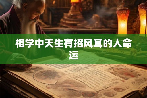 相学中天生有招风耳的人命运