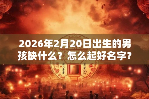 2026年2月20日出生的男孩缺什么？怎么起好名字？