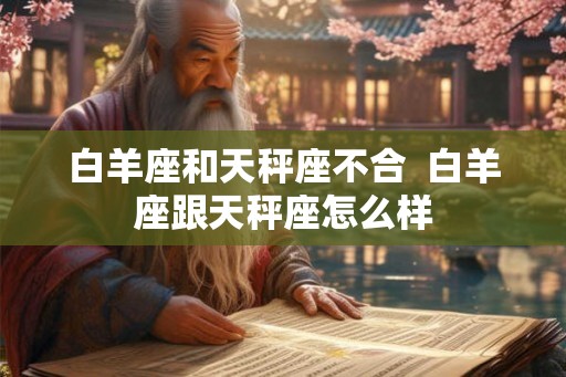白羊座和天秤座不合  白羊座跟天秤座怎么样