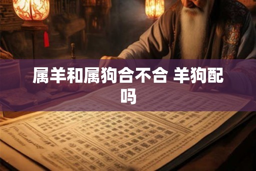 属羊和属狗合不合 羊狗配吗