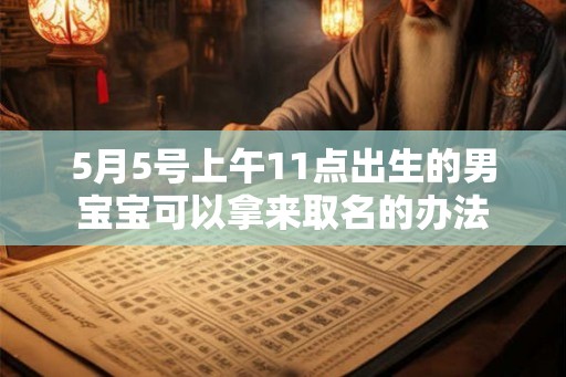 5月5号上午11点出生的男宝宝可以拿来取名的办法