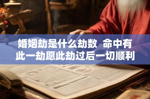 婚姻劫是什么劫数  命中有此一劫愿此劫过后一切顺利