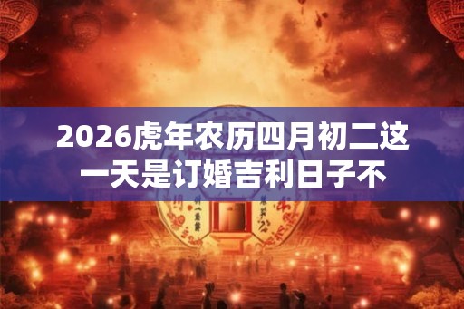 2026虎年农历四月初二这一天是订婚吉利日子不 2026虎年农历四月初二这一天是订婚吉利日子不
