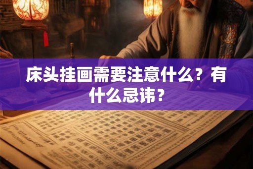 床头挂画需要注意什么？有什么忌讳？