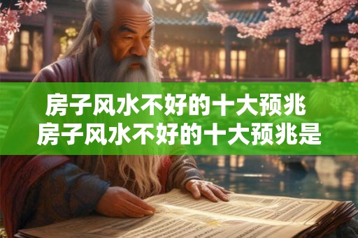 房子风水不好的十大预兆 房子风水不好的十大预兆是什么