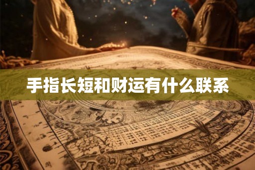 手指长短和财运有什么联系 手指长短和财运有什么联系