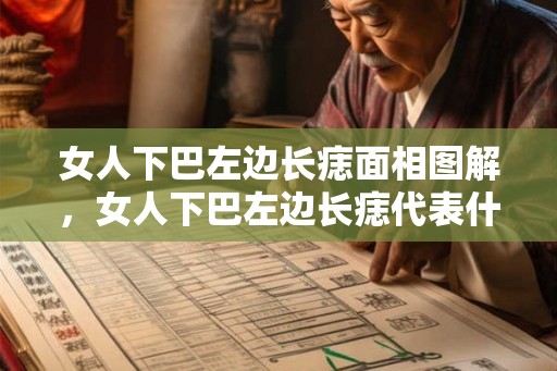 女人下巴左边长痣面相图解，女人下巴左边长痣代表什么？