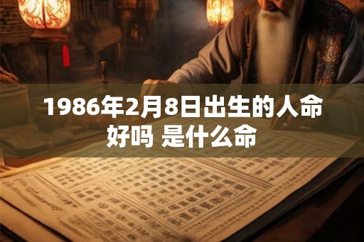 1986年2月8日出生的人命好吗 是什么命