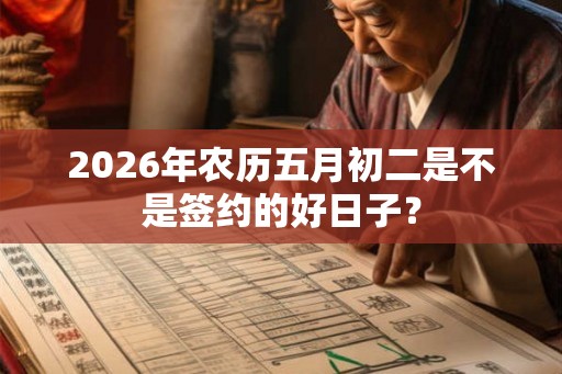 2026年农历五月初二是不是签约的好日子？