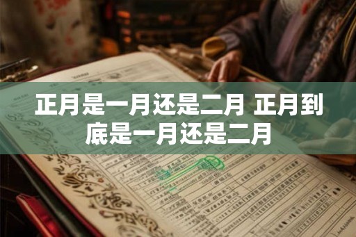 正月是一月还是二月 正月到底是一月还是二月 正月是一月还是二月 正月到底是一月还是二月