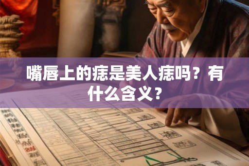 嘴唇上的痣是美人痣吗?有什么含义? 嘴唇上的痣是美人痣吗?有什么含义?