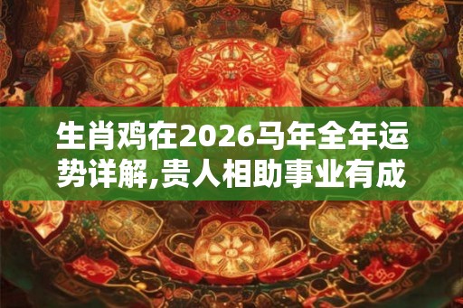 生肖鸡在2026马年全年运势详解,贵人相助事业有成 生肖鸡在2026马年全年运势详解,贵人相助事业有成