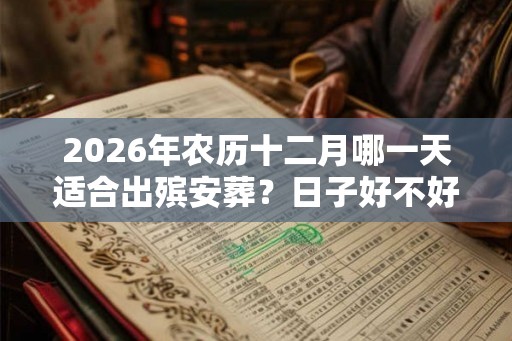 2026年农历十二月哪一天适合出殡安葬？日子好不好？