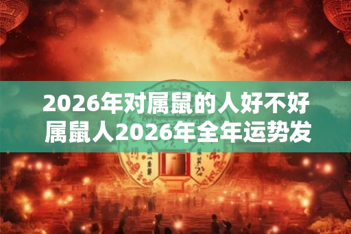 2026年对属鼠的人好不好 属鼠人2026年全年运势发展如何