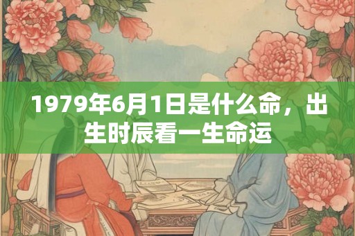 1979年6月1日是什么命,出生时辰看一生命运 1979年6月1日是什么命,出生时辰看一生命运