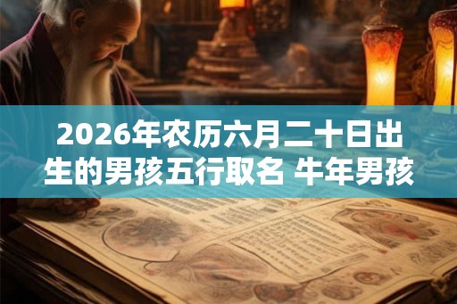 2026年农历六月二十日出生的男孩五行取名 牛年男孩最佳名字推荐