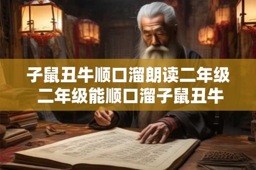 子鼠丑牛顺口溜朗读二年级 二年级能顺口溜子鼠丑牛吗