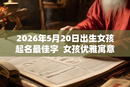 2026年5月20日出生女孩起名最佳字  女孩优雅寓意好的名字
