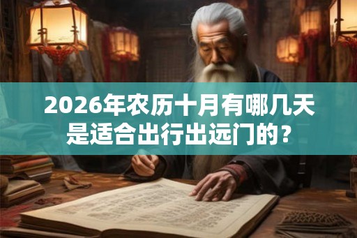 2026年农历十月有哪几天是适合出行出远门的？