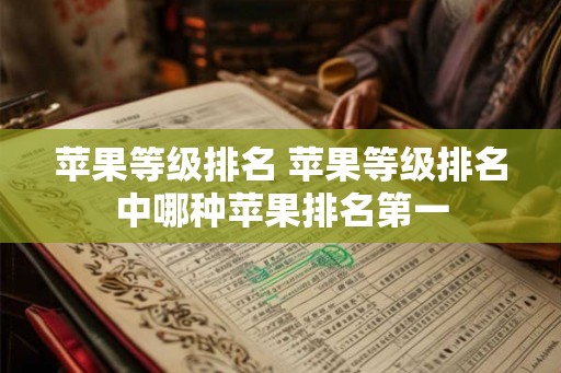 苹果等级排名 苹果等级排名中哪种苹果排名第一 苹果等级排名 苹果等级排名中哪种苹果排名第一