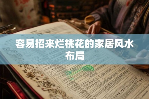容易招来烂桃花的家居风水布局 容易招来烂桃花的家居风水布局