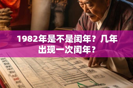 1982年是不是闰年？几年出现一次闰年？