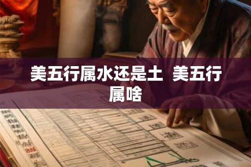 美五行属水还是土 美五行属啥 美五行属水还是土 美五行属啥
