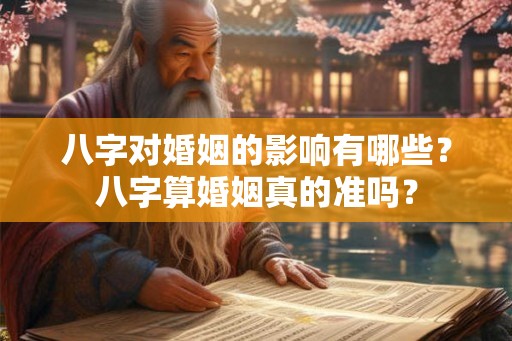 八字对婚姻的影响有哪些？八字算婚姻真的准吗？