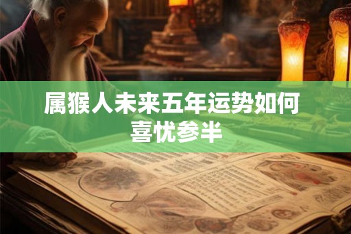 属猴人未来五年运势如何 喜忧参半