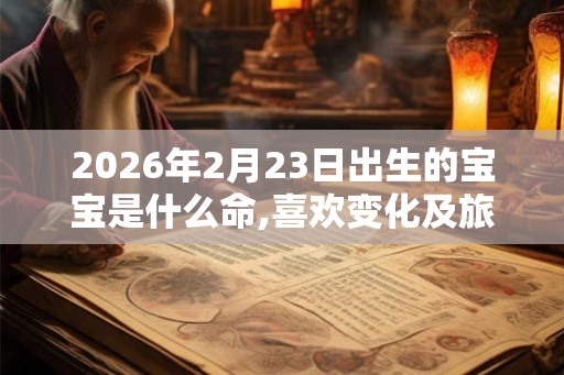 2026年2月23日出生的宝宝是什么命,喜欢变化及旅行