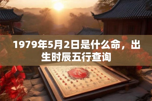 1979年5月2日是什么命，出生时辰五行查询