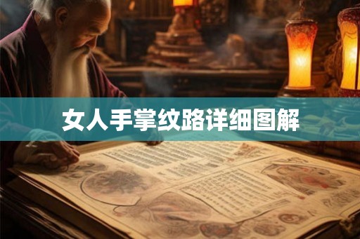 女人手掌纹路详细图解