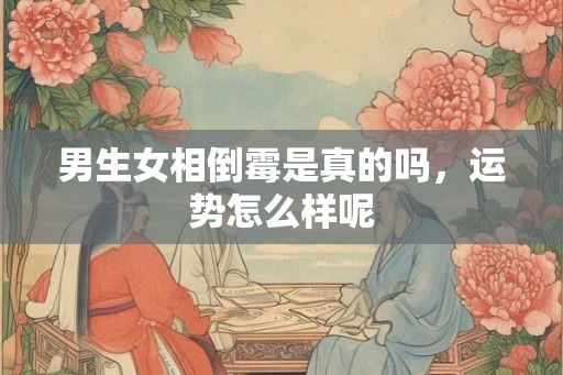 男生女相倒霉是真的吗，运势怎么样呢