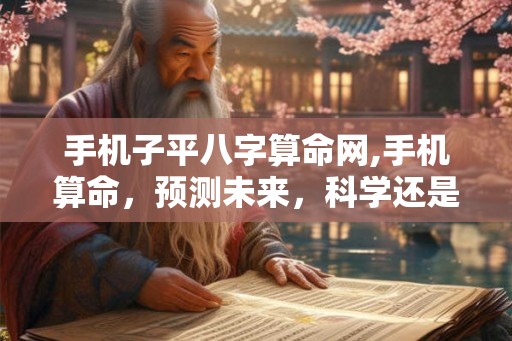 手机子平八字算命网,手机算命，预测未来，科学还是迷信？