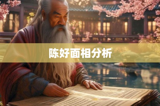 陈好面相分析 陈好面相分析