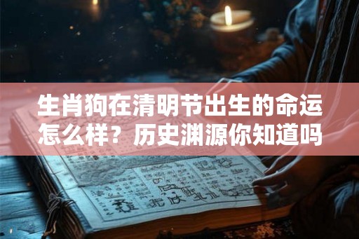 生肖狗在清明节出生的命运怎么样?历史渊源你知道吗? 生肖狗在清明节出生的命运怎么样?历史渊源你知道吗?