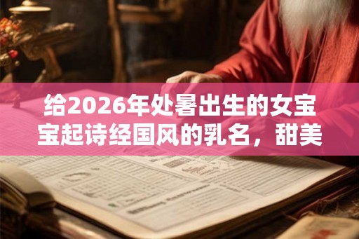 给2026年处暑出生的女宝宝起诗经国风的乳名，甜美极了！！！