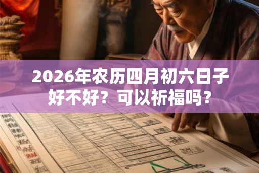 2026年农历四月初六日子好不好？可以祈福吗？
