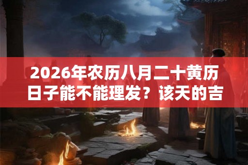 2026年农历八月二十黄历日子能不能理发？该天的吉时详解！