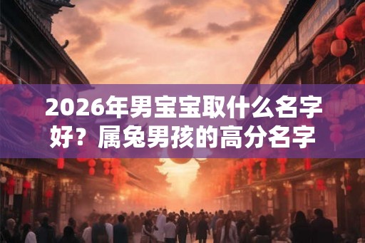 2026年男宝宝取什么名字好?属兔男孩的高分名字 2026年男宝宝取什么名字好?属兔男孩的高分名字