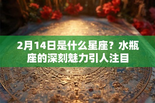 2月14日是什么星座？水瓶座的深刻魅力引人注目