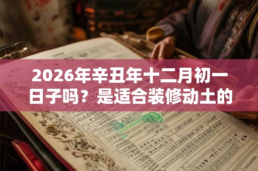2026年辛丑年十二月初一日子吗？是适合装修动土的吉日吗？