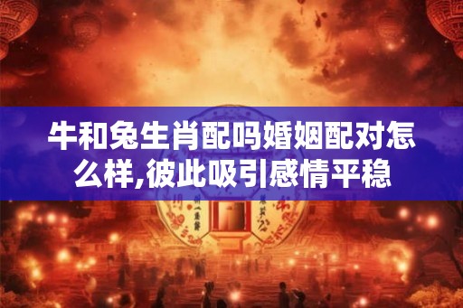 牛和兔生肖配吗婚姻配对怎么样,彼此吸引感情平稳